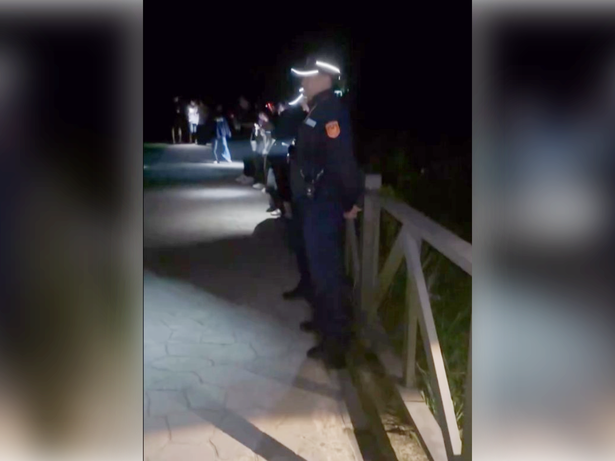 ▲▼擎天崗野戰爆紅後續延燒！現場警力站崗，引發熱議。（圖／翻攝自threads／07__hsu）