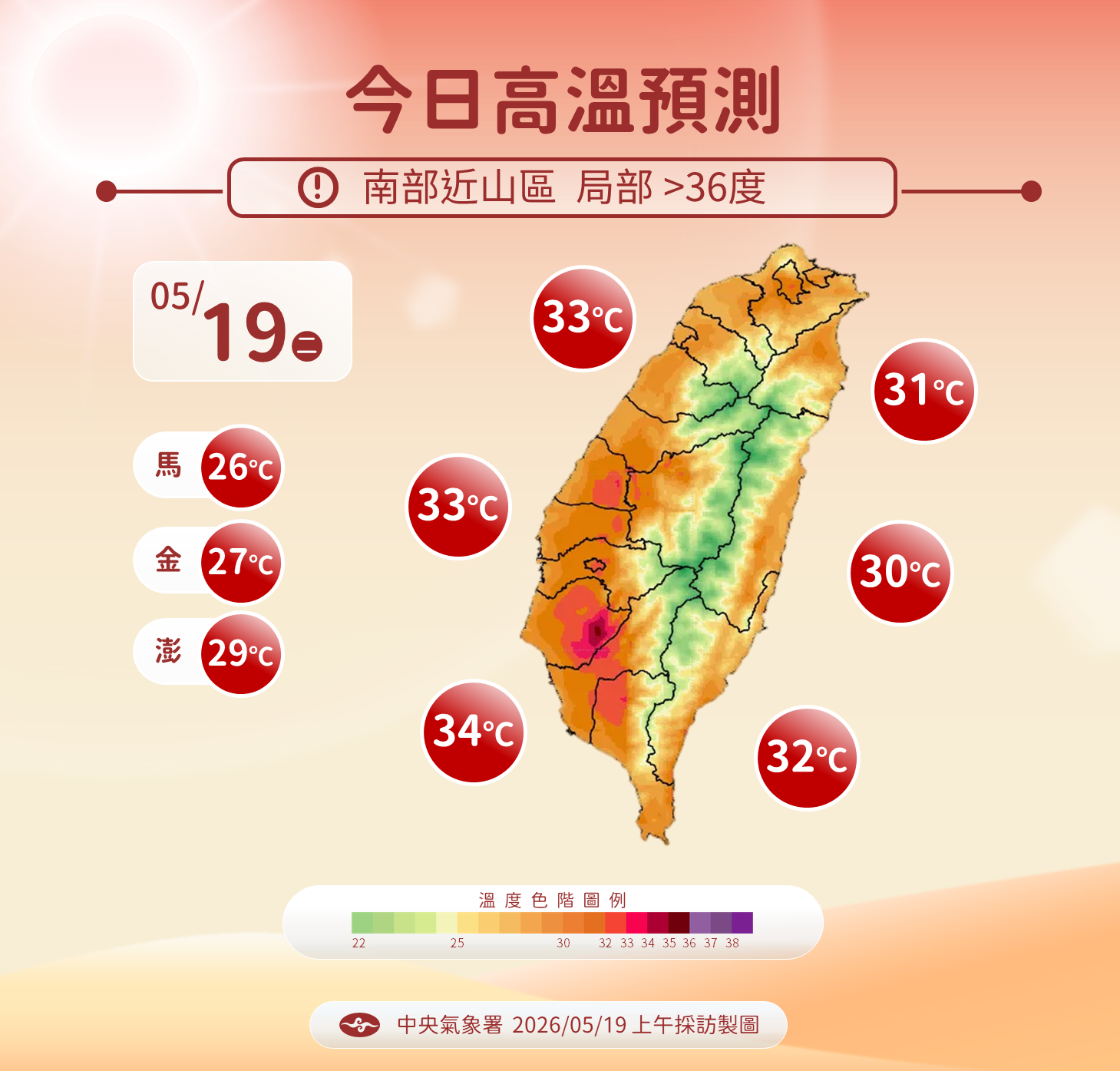 ▲▼未來一周天氣。（圖／氣象署提供）