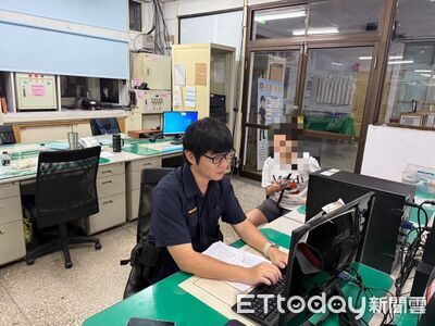 屏東30歲女不熟網路...申請車禍初判表受阻　內埔警耐心協助