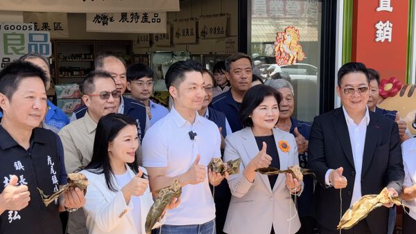 北農,虎尾鎮農會,花生粽,蔣萬安,張麗善（圖／北農提供）