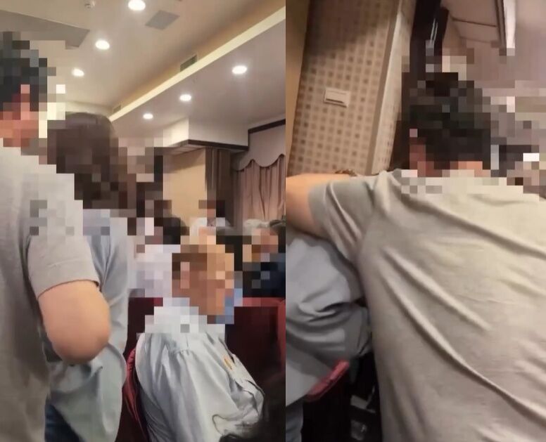 黃世杰女助理遭「鹹豬手」畫面曝!地方仕紳搭肩拉手...20萬交保
