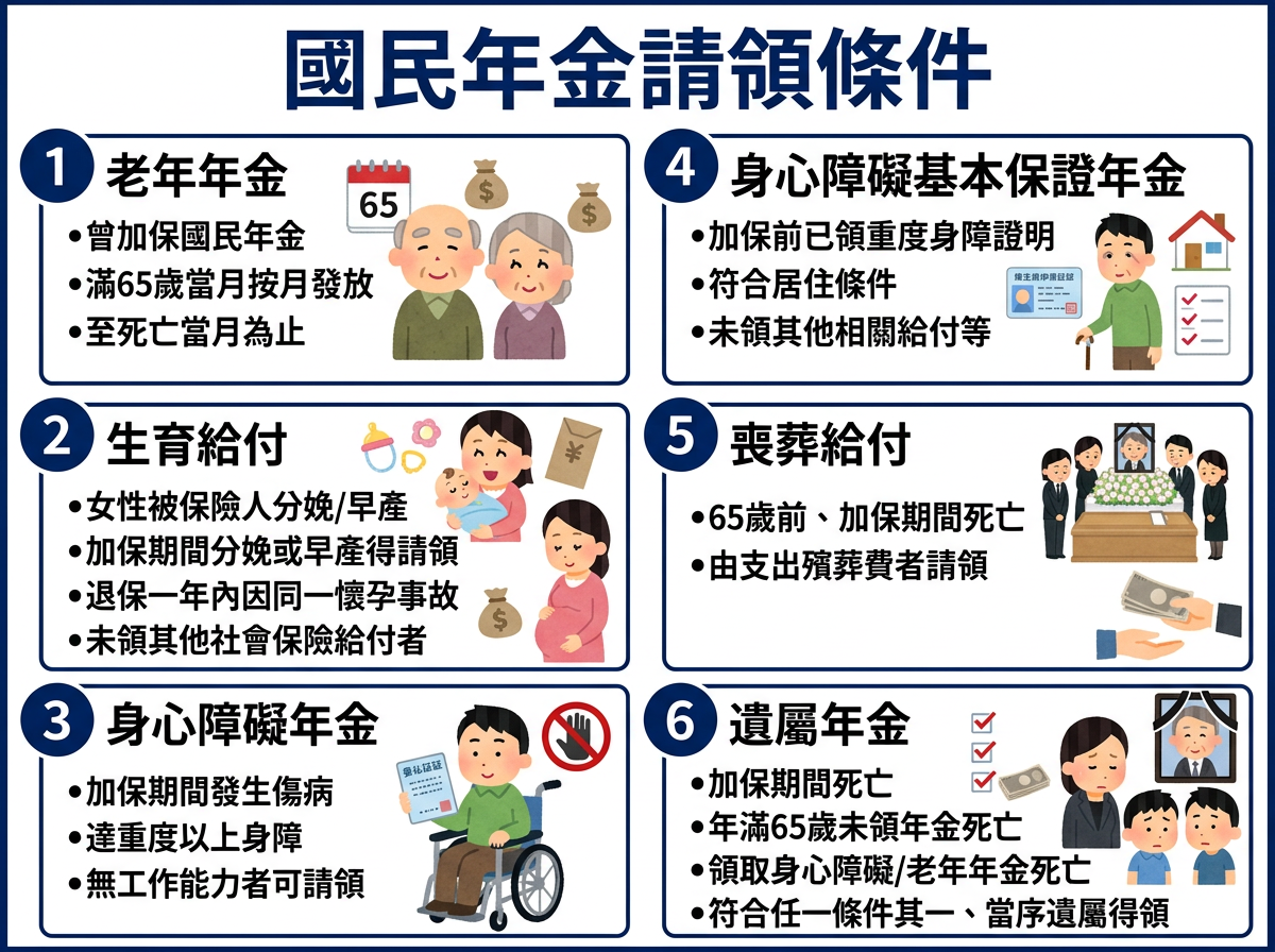 ▲▼國民年金。（AI協作圖／記者曾筠淇製作，經編輯審核）