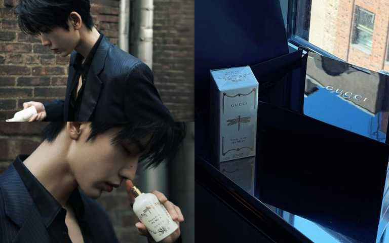 神顏張凌赫看秀不忘開直播、IG連發！皮衣造型、深Ｖ襯衫帥出新高度，「同款」香氛引發粉絲瘋搶