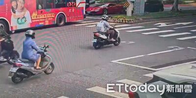 北市休旅車變換車道慘了！連撞法拉利、公車　恐負擔高額賠償
