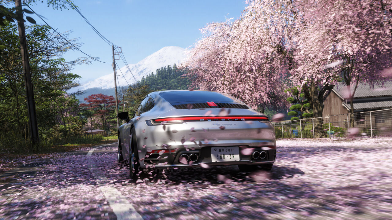 ▲▼《極限競速6》櫻花樹堅不可摧。（圖／翻攝自《極限競速 地平線6》Steam）
