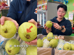 芭樂「屁股開開」才好吃！水果行老闆揭極品3特徵：長紅斑的最甜