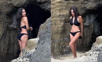 48歲「最辣阿嬤」孫芸芸辣曬比基尼！纖腰美尻大解放