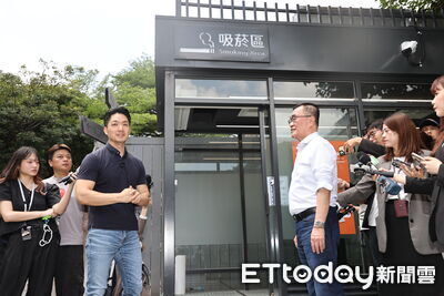 心中山線形公園第2座「負壓吸菸區」今啟用　違規亂抽最高罰1萬元