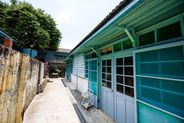 ▲▼北投中心新村。（圖／部落客黑皮的旅遊筆記授權提供)