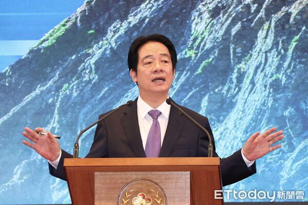 ▲總統賴清德發表執政兩周年談話。（圖／記者劉耿豪攝）