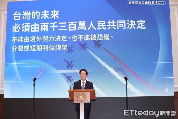 ▲▼總統賴清德發表執政兩周年談話。（圖／記者劉耿豪攝）