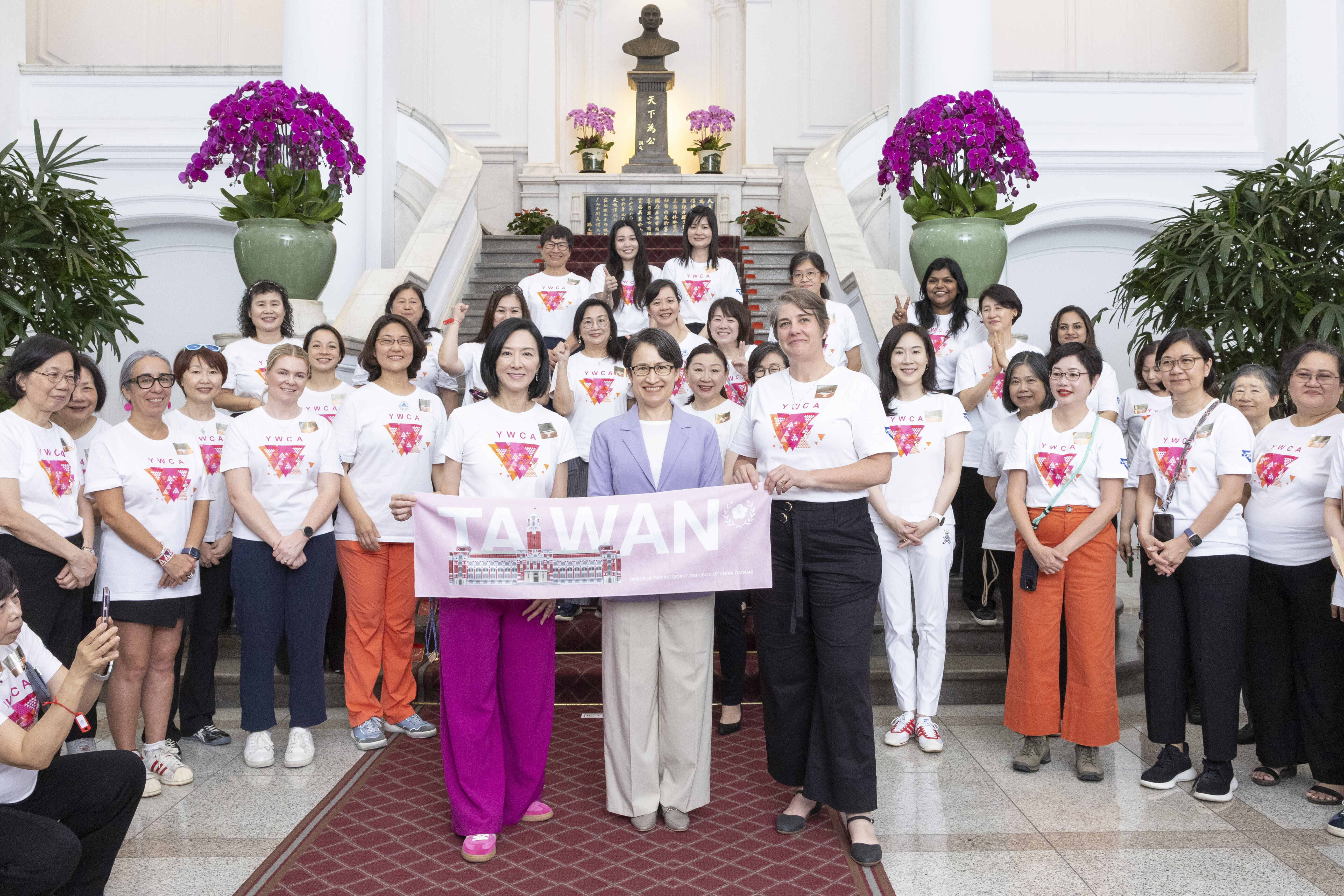 ▲蕭美琴副總統接見YWCA代表。（圖／中華民國基督教女青年會協會提供）