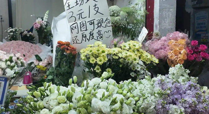 ▲玫瑰單支3元人民幣。（圖／翻攝自九派新聞）