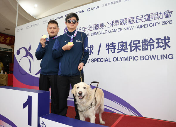 ▲臺北市邱文昇、柯茗碩。（圖／115全障運提供）