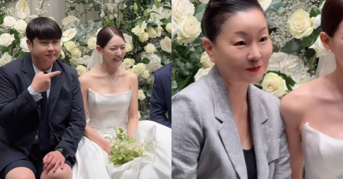  《黑白大廚》中餐女神朴恩影「超美婚禮畫面曝光」！孫鍾元超萌合影、崔鉉碩唱祝歌 