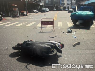 台南死亡車禍！小貨車左轉與直行機車相撞　24歲女騎士不治