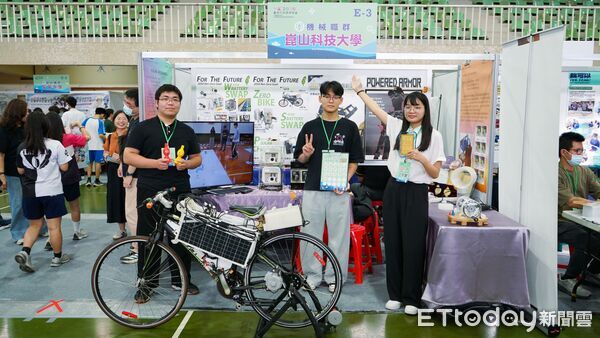 ▲「台南市2026技職博覽會」21日至23日在崑山科技大學體育館登場，展現技職教育多元實力。（記者林東良翻攝，下同）