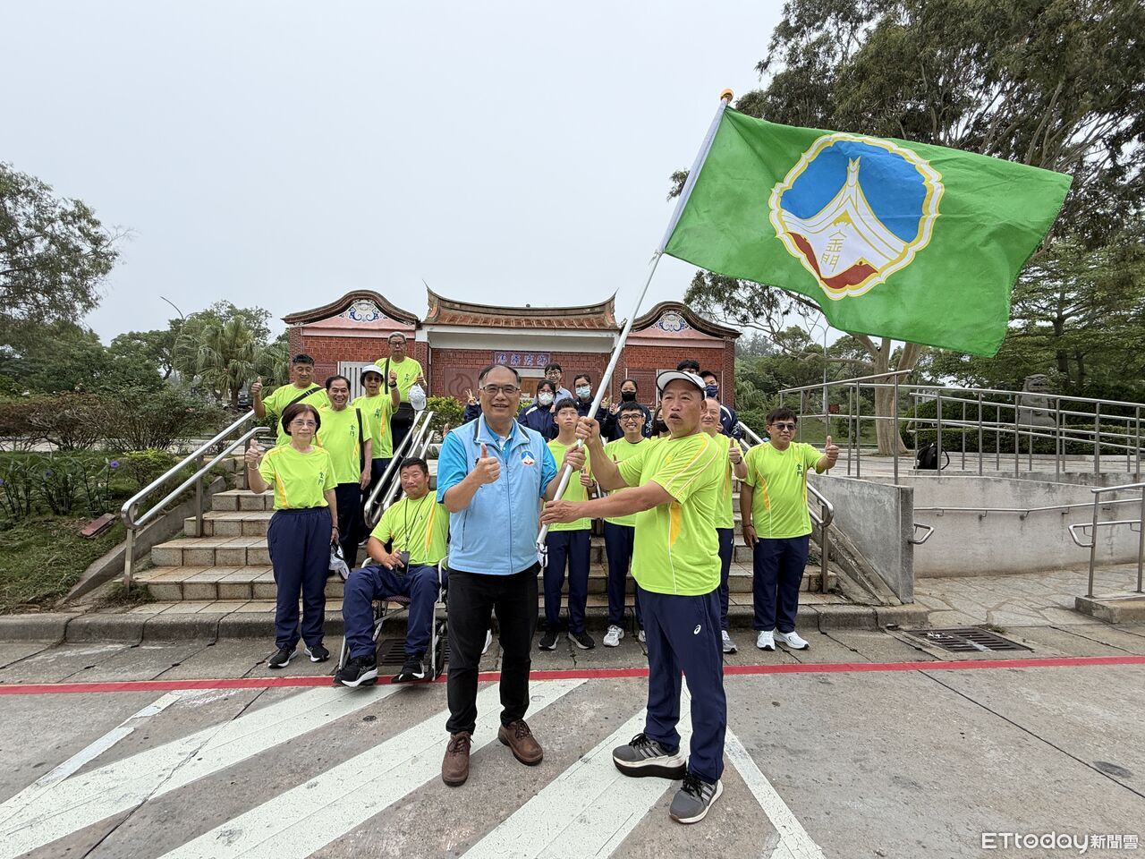 金門全障運代表隊授旗出征 遇濃霧部分選手赴台受阻
