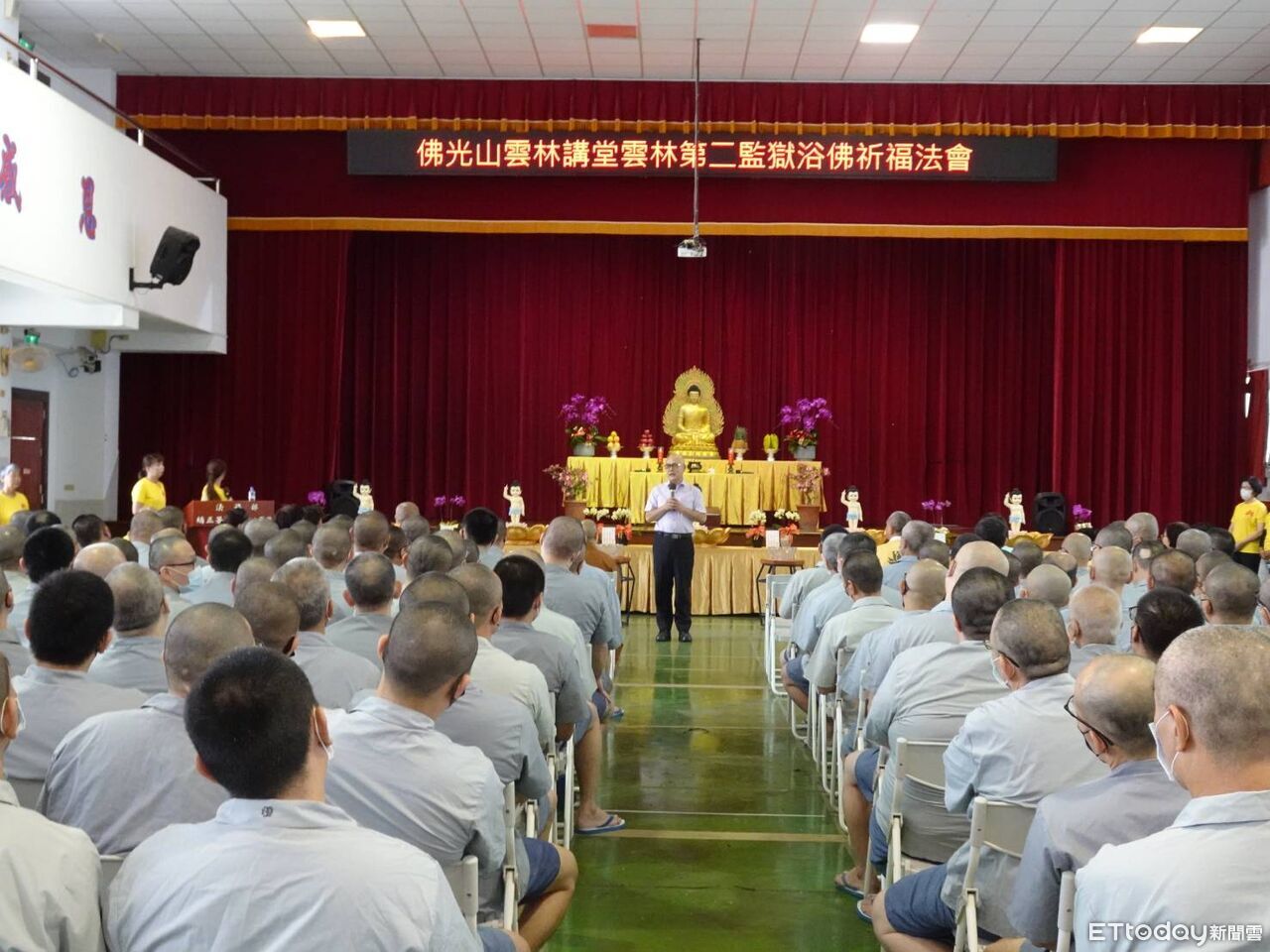 佛誕節祈福暖人心 雲林二監以佛法教化助收容人反思重生