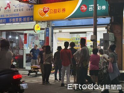快訊／台中逢甲彩券行　疑女顧客突倒地無呼吸搶救中