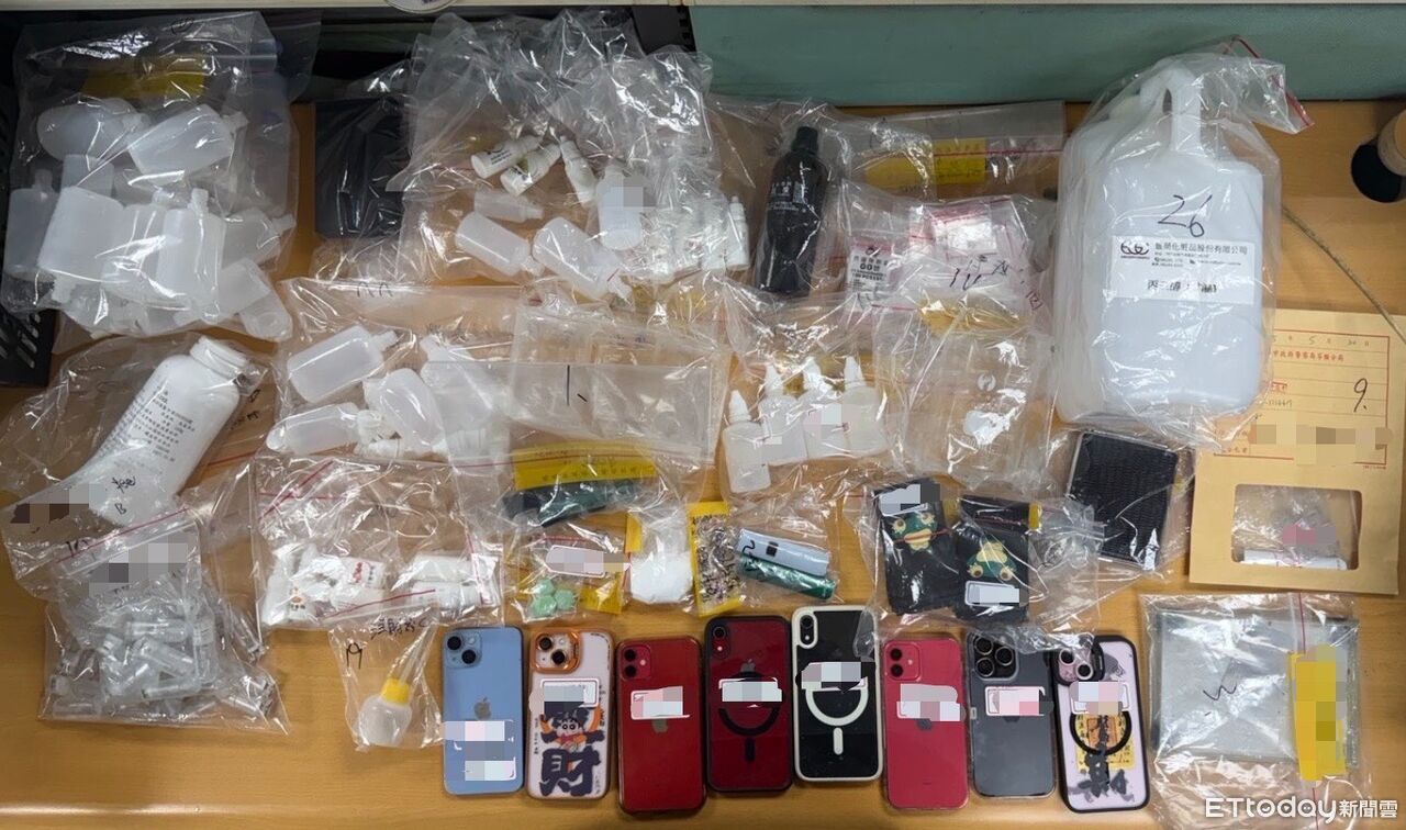 夫妻離婚仍聯手製毒!民宅變工廠抄出一堆毒 1男3女送辦