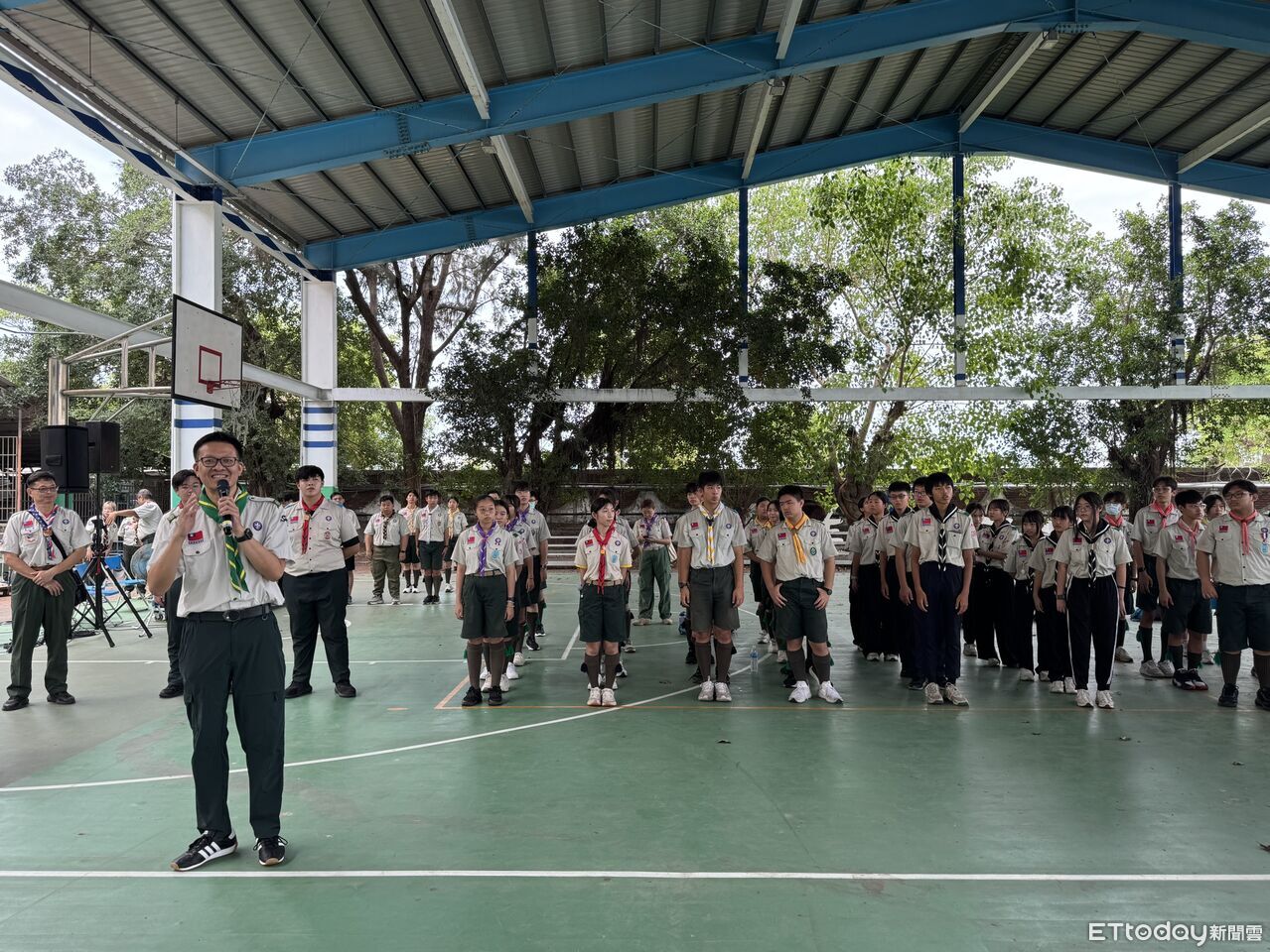 台南海童軍集合! 140名童軍少年體驗水域探索與AI教育