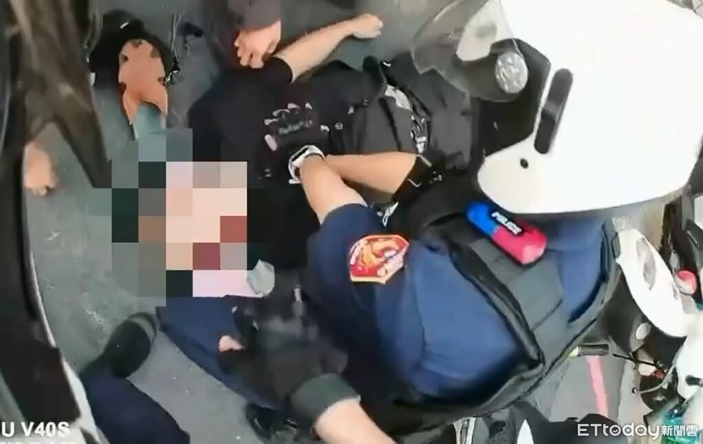 中和男多日沒吃東西!癲癇發作倒路邊 警消民接力搶回1命