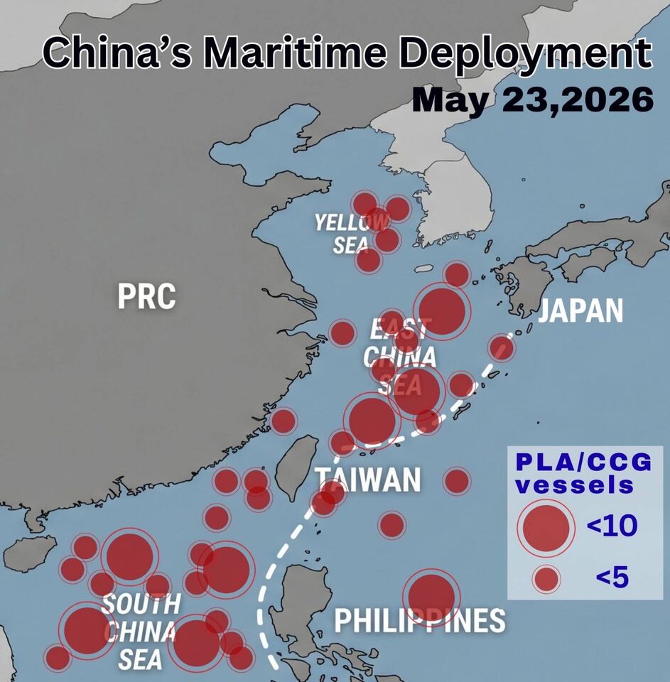 揭中國在第一島鏈部署百艘船艦 吳釗燮:是唯一破壞現狀問題根源