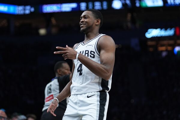 ▲馬刺主力後衛福克斯（De`Aaron Fox）。（圖／達志影像／美聯社）