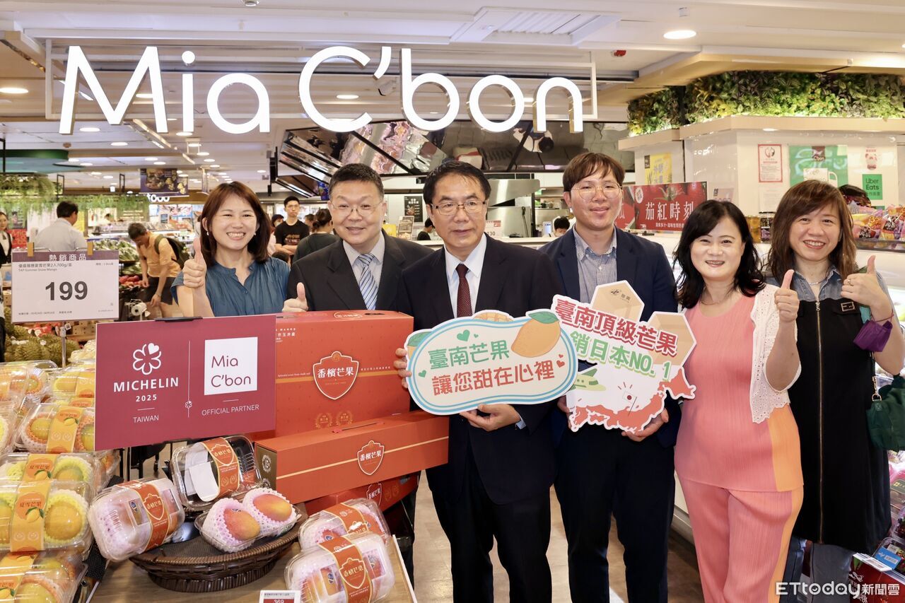 台南芒果季將登場 黃偉哲北上推玉井「香檳芒果」