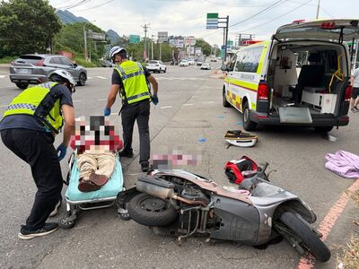 台3線彼岸橋死亡車禍！騎士剛起步與賓士休旅相撞　頭部遭輾不治
