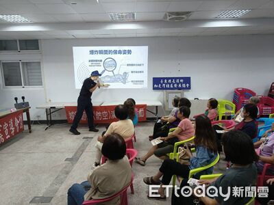 強化國土防衛韌性　成功分局舉行防空避難設施宣講