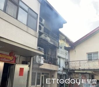 台中移工宿舍2、3樓竄火舌！鄰居聽到爆炸聲...衝出一看全是煙