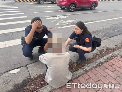 嘉義翁出院想回家卻迷途 摔倒流血癱坐街頭!警及時救援