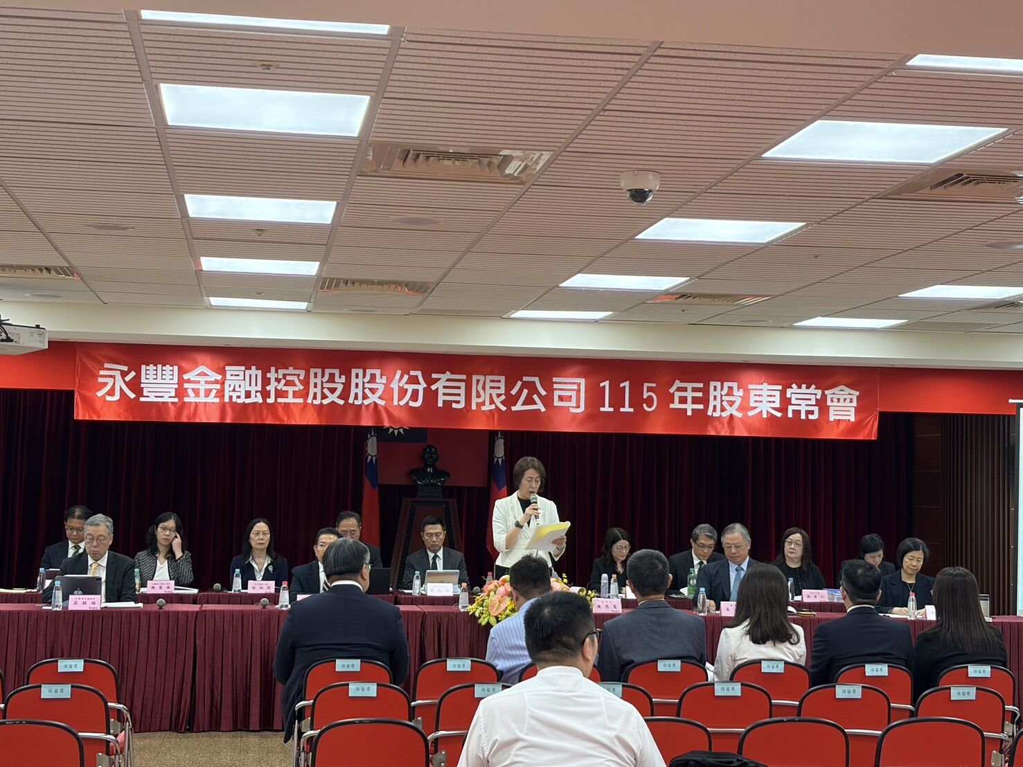 ▲▼永豐金股東會。（圖／記者巫彩蓮攝）
