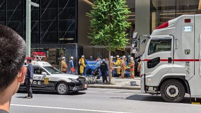 捂胸狂吐！銀座GINZA SIX「催淚噴霧攻擊」19人送醫　兇嫌疑外國人