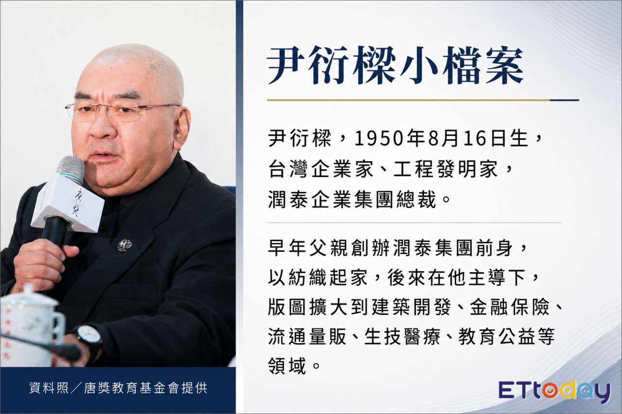 76歲尹衍樑辭世!感化院少年打造千億帝國 傳奇人生一次看