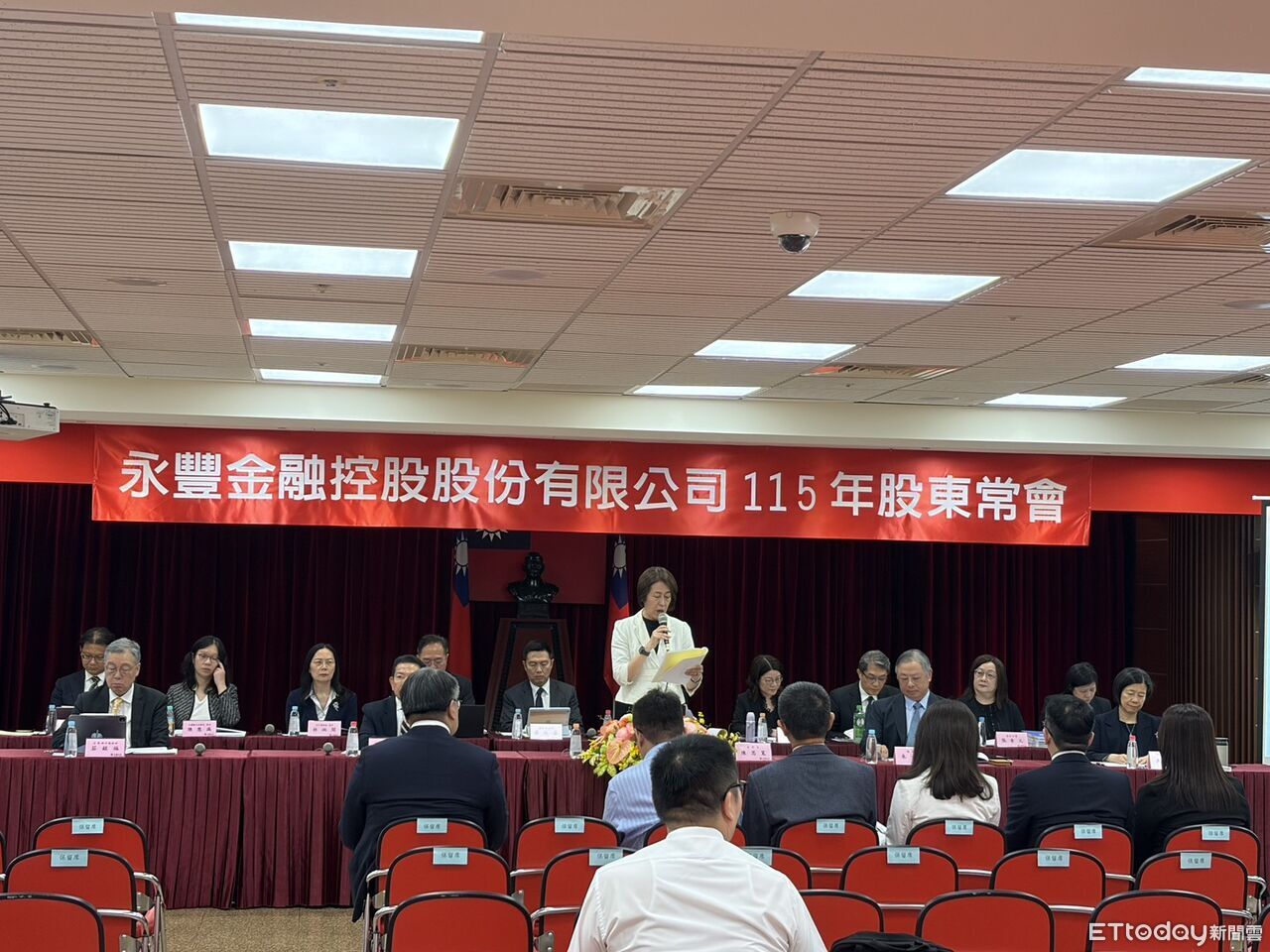 永豐金股東會完成7席董事改選 通過1.3元股利分派