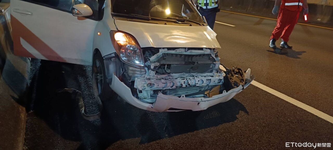 自撞護欄後人跑了!國5宜蘭段車禍男駕駛肇逃 車內2乘客受傷送醫