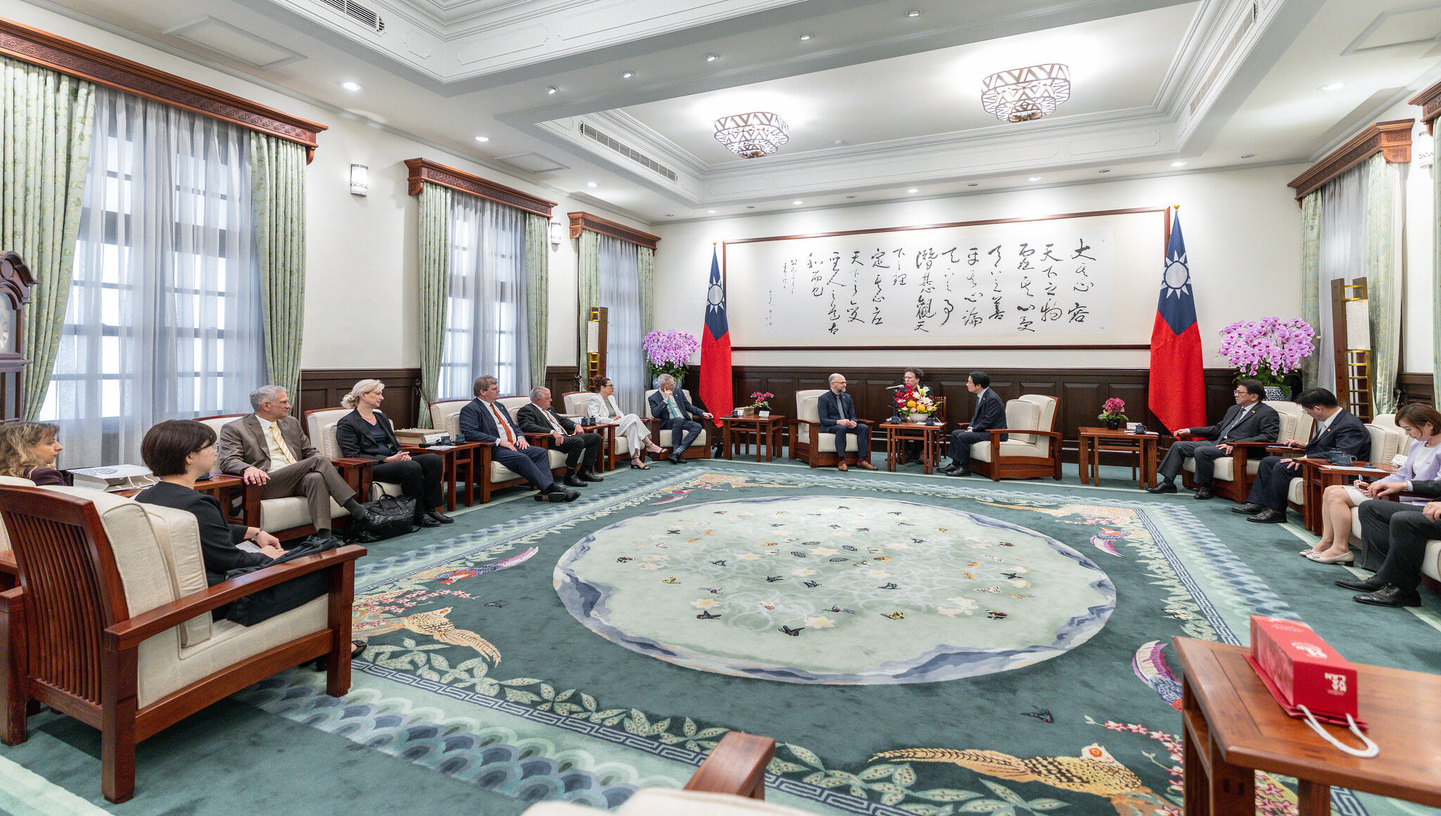 ▲▼總統賴清德接見「德國國會友臺小組跨黨派議員訪問團」。（圖／總統府提供）