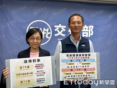 滿70歲5/31要換照「強制體檢+講習」　逾期最高罰3600元