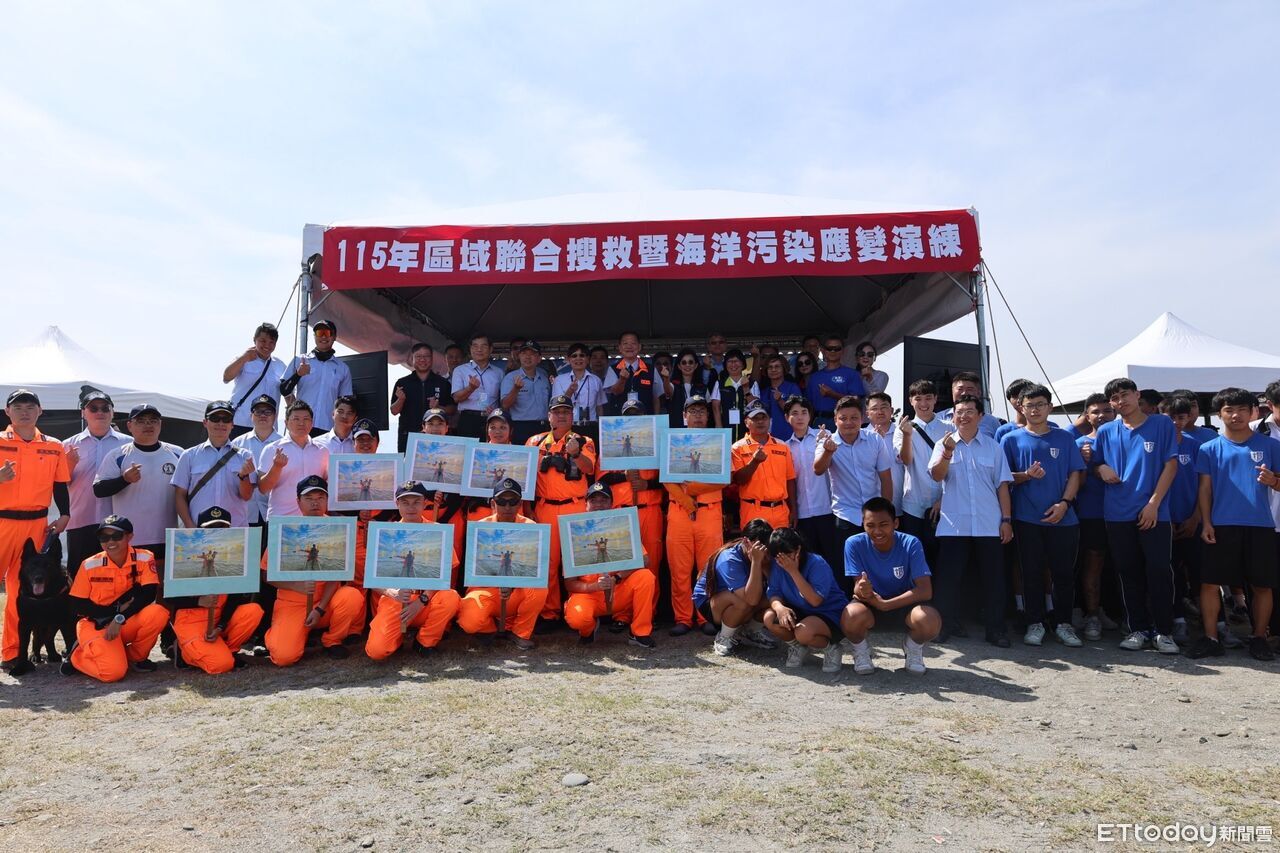 台東國際地標岸際演練 海巡整合多單位強化防救災效能