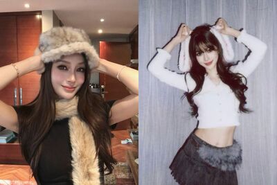 Angelababy低調現身愛子學校義賣會 「小露蠻腰親民合照」美翻