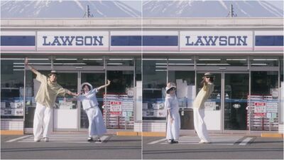 富士山LAWSON前跳舞挨轟擋路!中國網紅情侶不忍了:以後不去日本