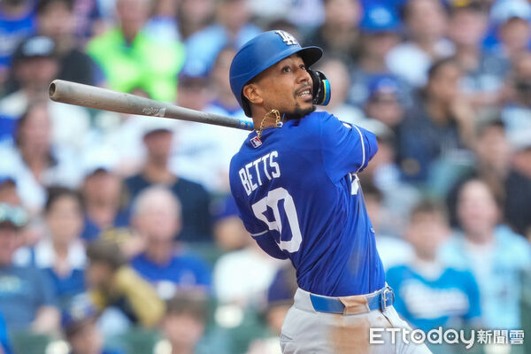 ▲道奇球星貝茲（Mookie Betts） 。（圖／達志影像／美聯社）