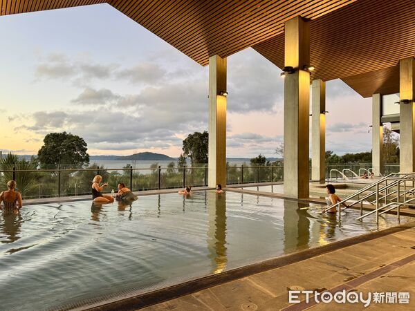 ▲羅托魯瓦湖畔的Wai Ariki Hot Springs & Spa,羅托魯瓦旅遊,羅托魯瓦溫泉。（圖／記者彭懷玉攝）