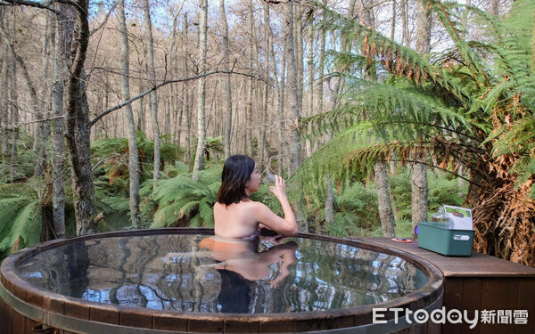 ▲Secret Spot Hot Tubs Rotorua,北島溫泉,紐西蘭北島景點。（圖／記者彭懷玉攝）