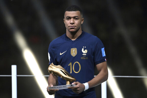 ▲法國姆巴佩（Kylian Mbapp&eacute;）是上屆金靴獎得主。（圖／達志影像／美聯社）
