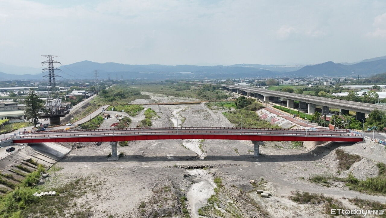 融入泰雅紅元素!埔里守城橋重建完工通車 卡努風災毀重建