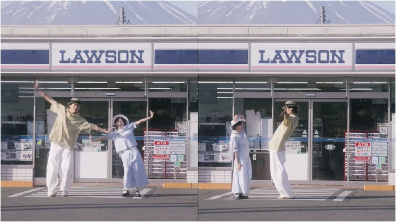 富士山LAWSON前跳舞挨轟擋路!中國網紅情侶不忍了:以後不去日本